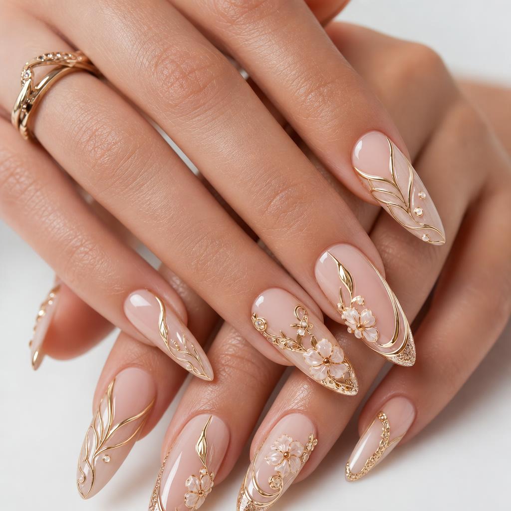 Elegant nail art design