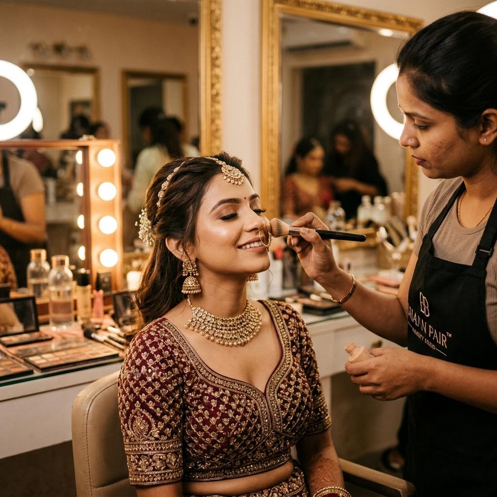 D'Miras salon - makeup transformation